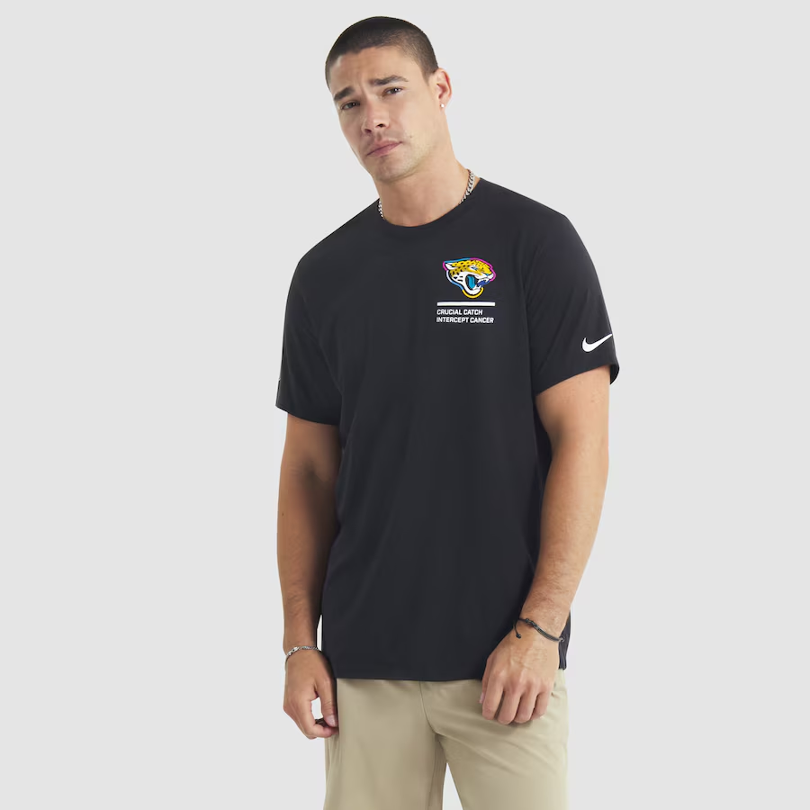 Men Jacksonville Jaguars #2 Nike NFL 2025 T shirt->nfl t-shirts->Sports Accessory